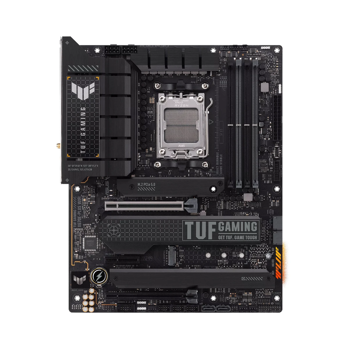 ASUS TUF Gaming X670E-Plus WiFi AM5 ATX Motherboard – AMD X670E, DDR5, PCIe 5.0 | 90MB1BK0-M0EAY0 view 2