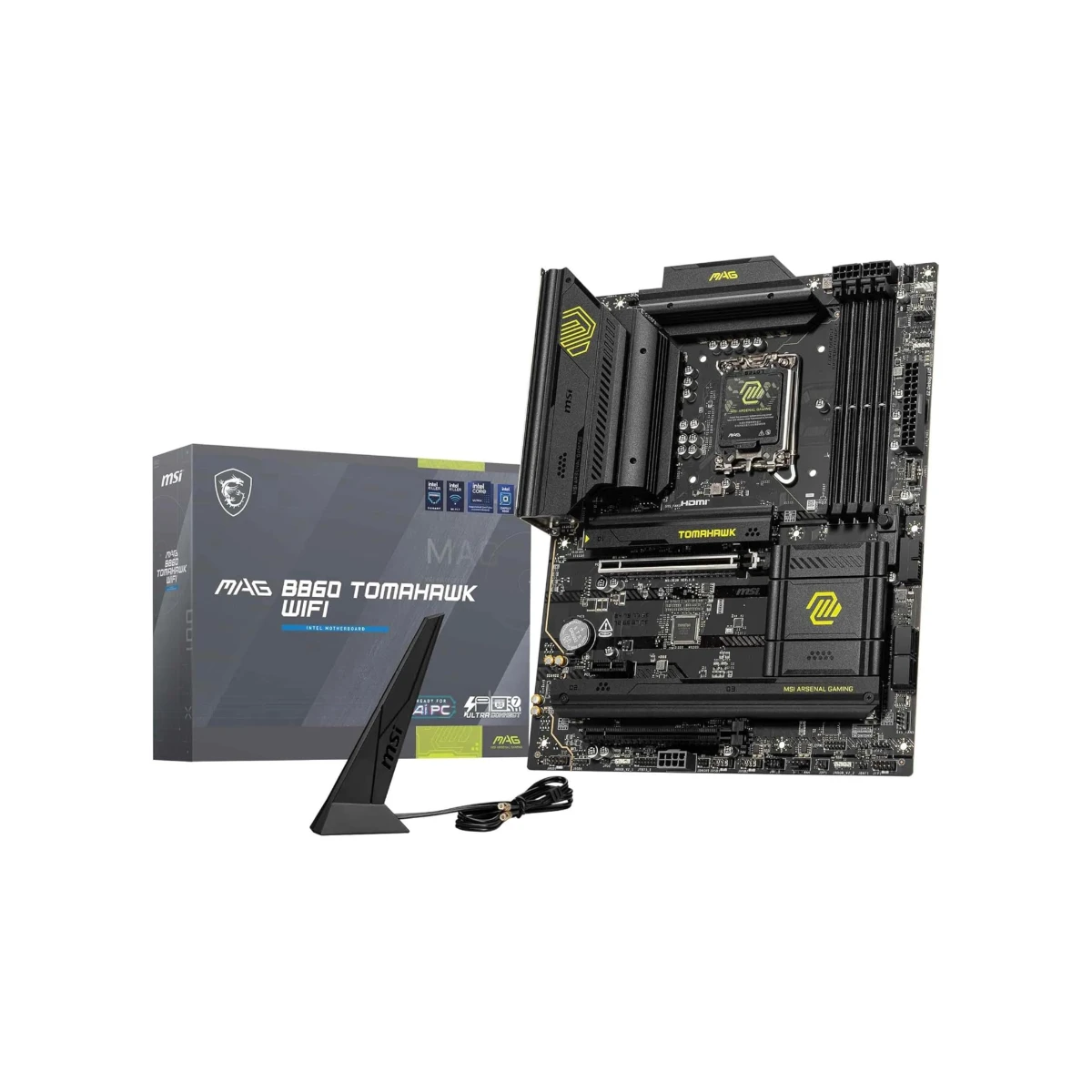 MSI MAG B860 TOMAHAWK WIFI LGA 1851 ATX Gaming Motherboard | 911-7E39-001