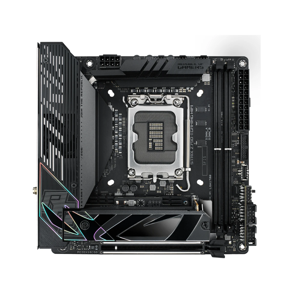 ASUS ROG Strix Z790-I Gaming WiFi Intel LGA1700 DDR5 Mini-ITX Motherboard | 90MB1CM0-M0EAY0 view 2