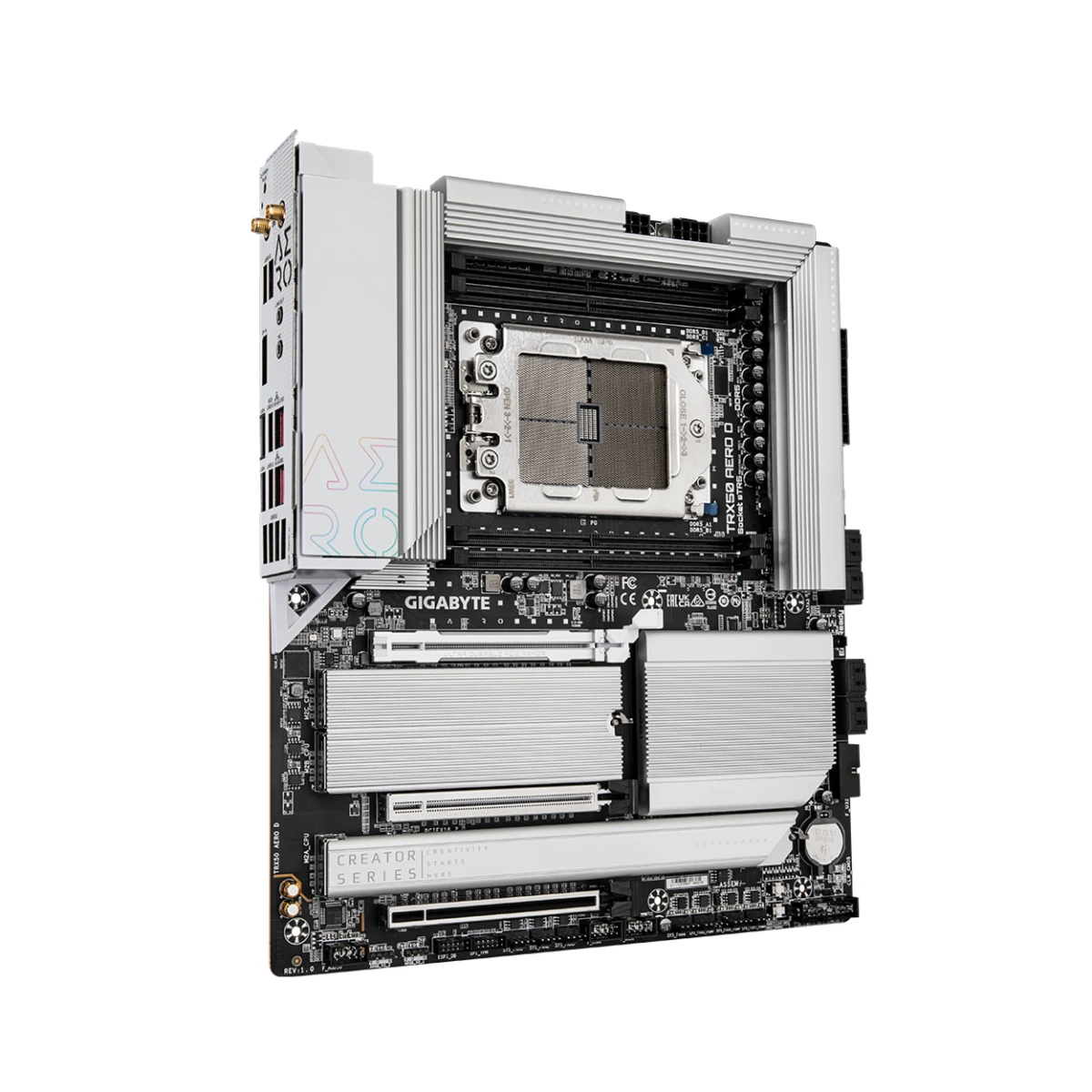 Gigabyte TRX50 AERO D sTR5 DDR5 E-ATX Motherboard | TRX50-AERO-D view 3