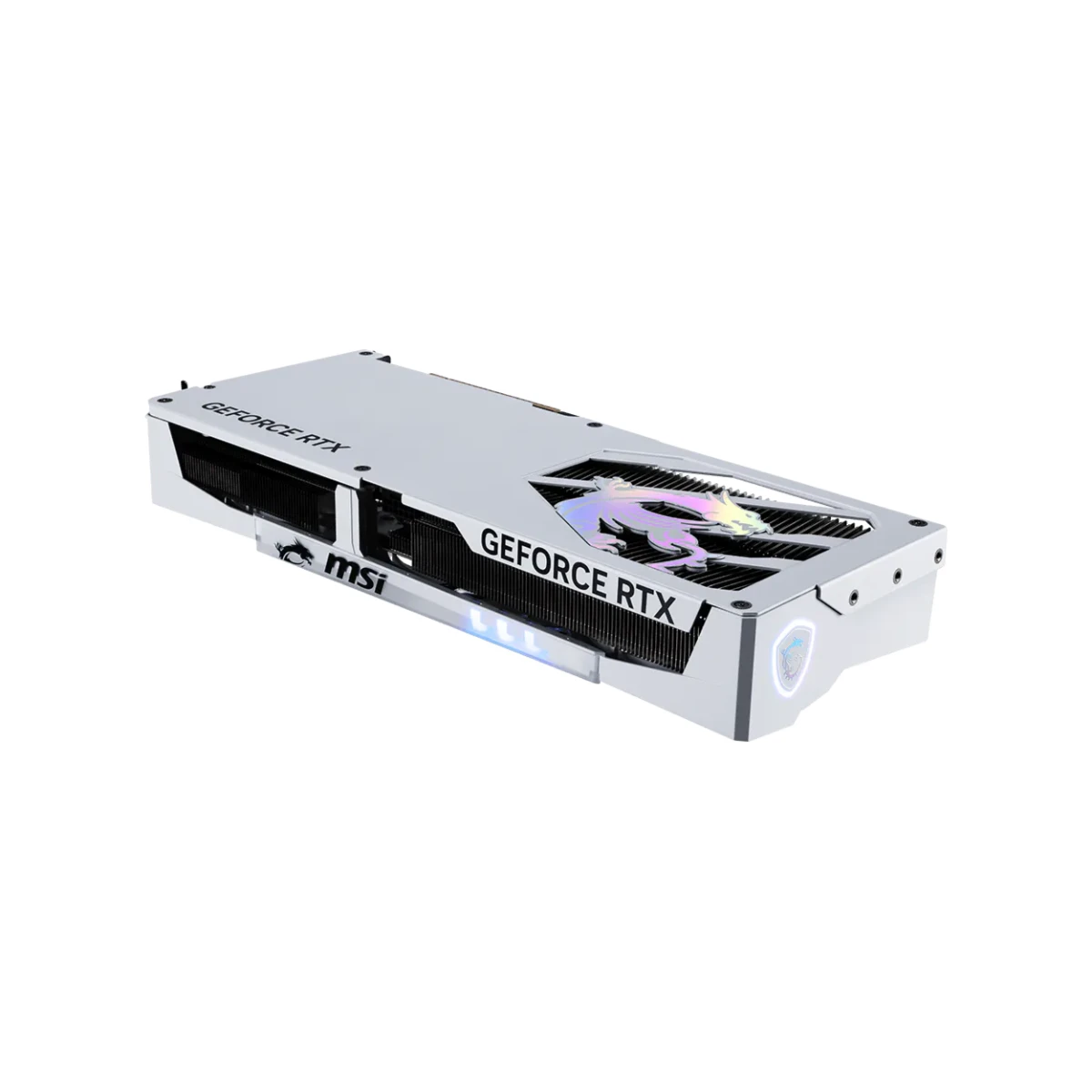 MSI GeForce RTX 5070 12G GAMING TRIO OC WHITE Graphics Card, 12GB GDDR7, DLSS 4 - 912-V532-021 view 3