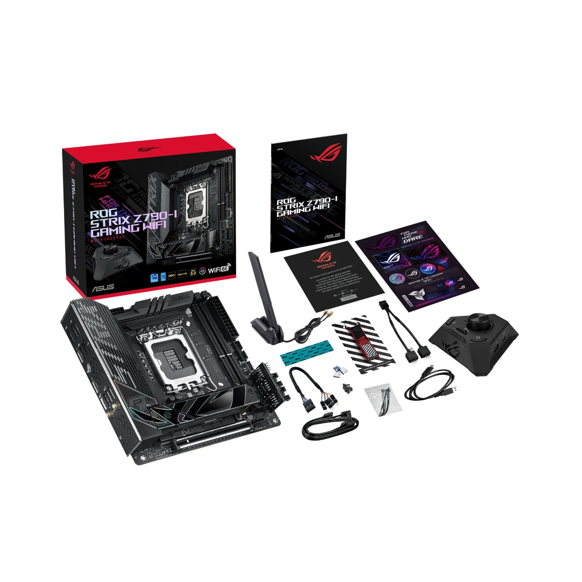 ASUS ROG Strix Z790-I Gaming WiFi Intel LGA1700 DDR5 Mini-ITX Motherboard | 90MB1CM0-M0EAY0 view 4