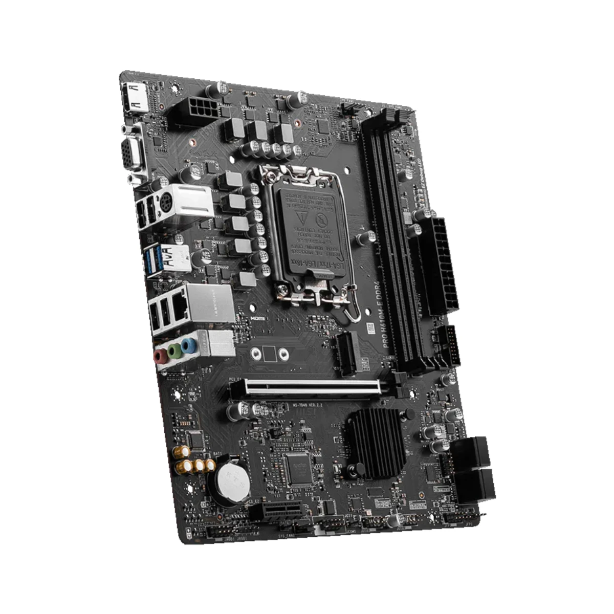 MSI PRO H610M-E DDR4 Intel LGA1700 mATX Motherboard - 911-7D48-007 view 4