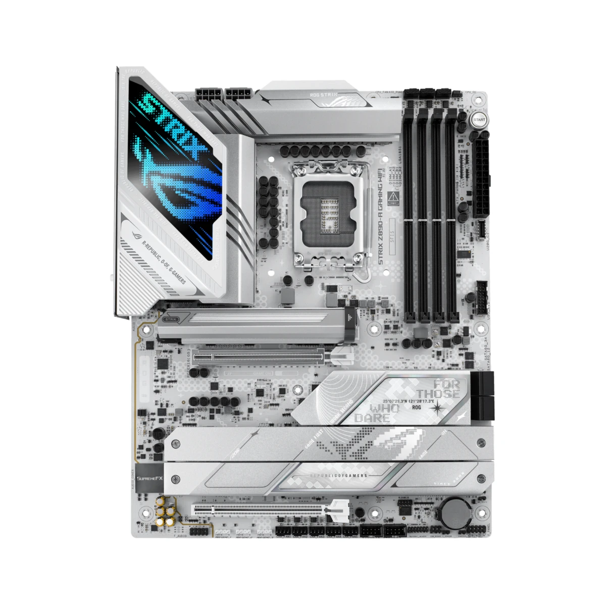 ASUS ROG STRIX Z890-A GAMING WIFI LGA 1851 ATX Gaming Motherboard – White | 90MB1I90-M0EAY0 view 2
