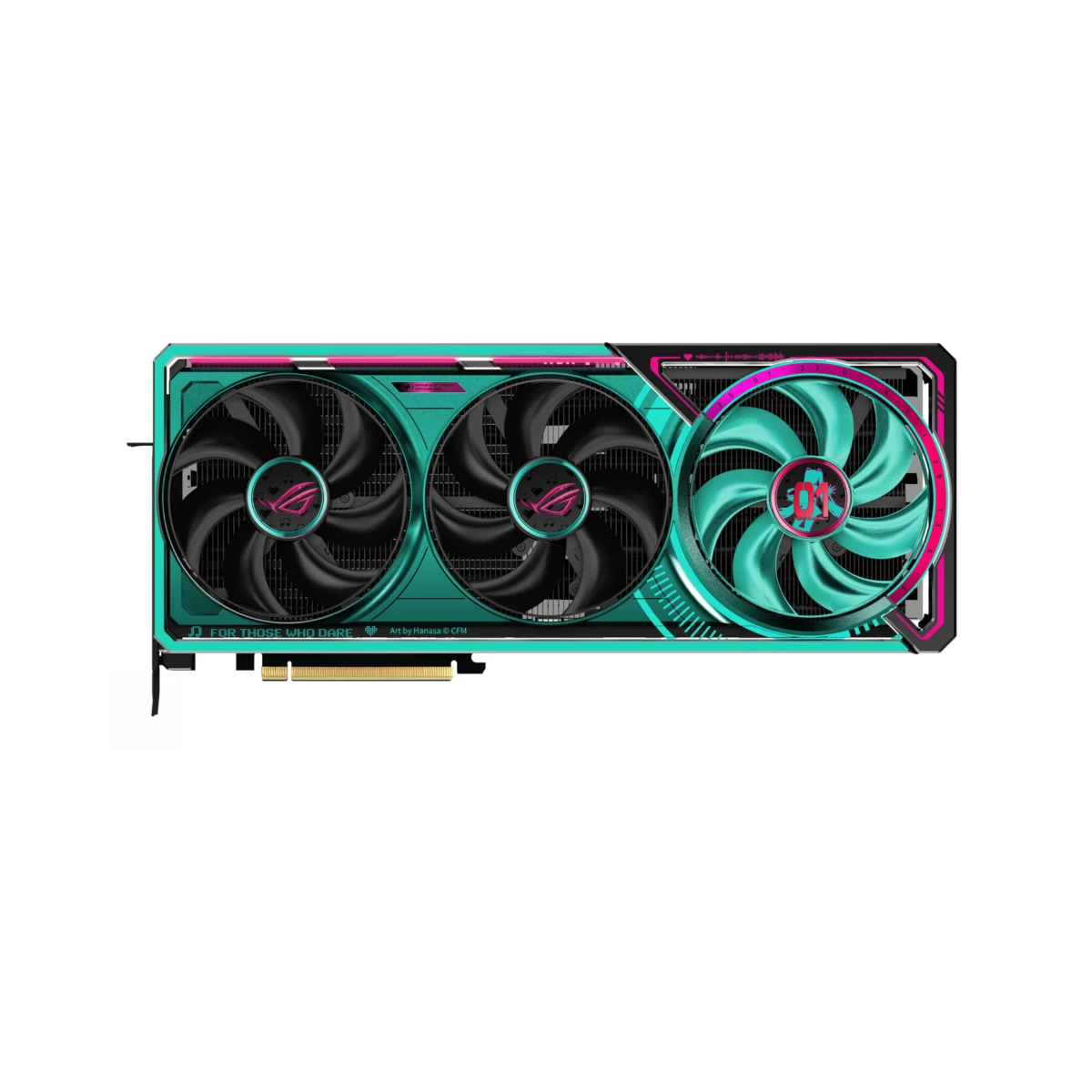ASUS ROG Astral GeForce RTX 5080 OC HATSUNE Miku Edition Graphics Card, 16GB GDDR7, DLSS 4 - 90YV0LV9-M0NM00 view 2