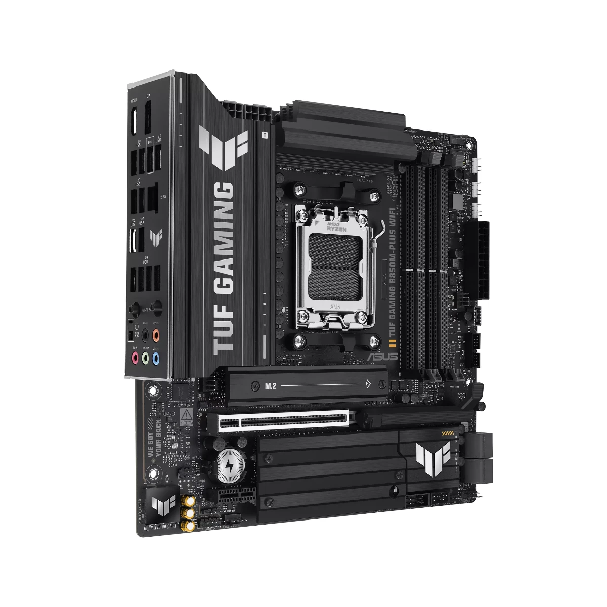 ASUS TUF GAMING B850M-PLUS WIFI AM5 Micro-ATX Gaming Motherboard | 90MB1IY0-M0EAY0 view 3