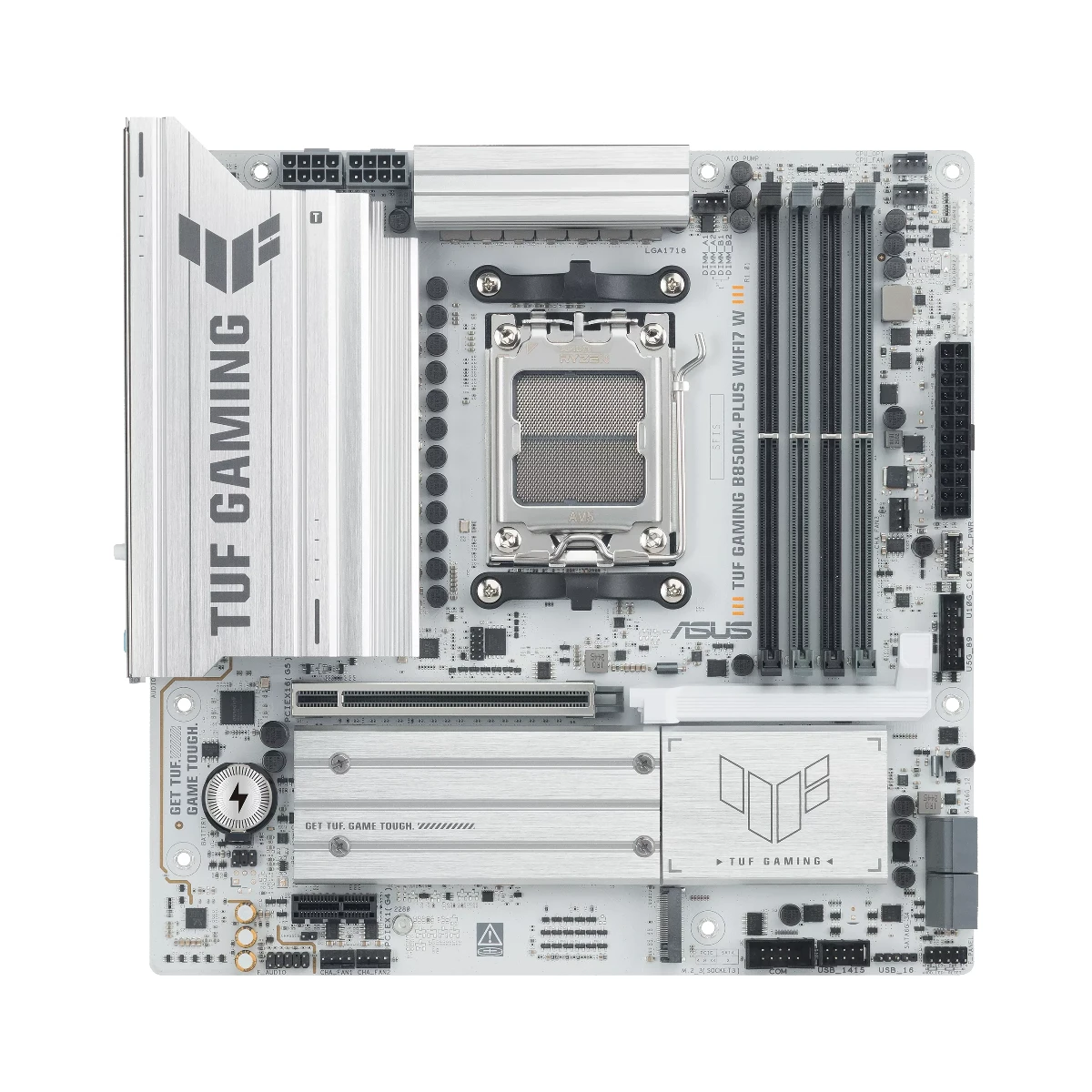 ASUS TUF GAMING B850M-PLUS WiFi7 W AM5 DDR5 Micro-ATX Motherboard | 90MB1MD0-M0EAY0 view 2