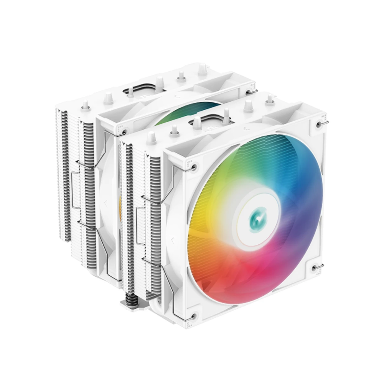 DeepCool AG620 ARGB CPU Air Cooler (Dual Tower, Dual Fan, ARGB Lighting, White) | R-AG620-WHAMMN-GJD view 3