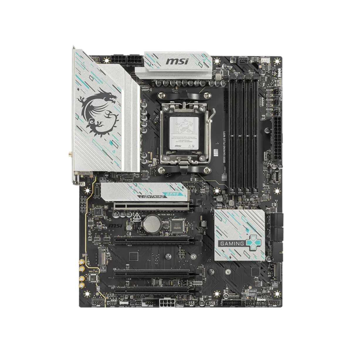 MSI B850 GAMING PLUS WIFI AM5 ATX Gaming Motherboard | 911-7E56-001 view 2