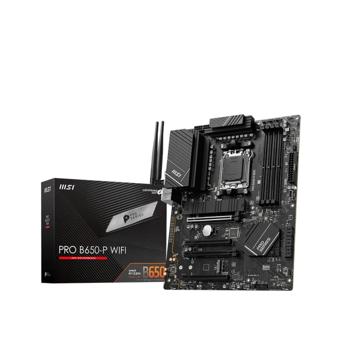 MSI PRO B650-P WiFi AMD AM5 DDR5 ATX Motherboard - 911-7D78-001