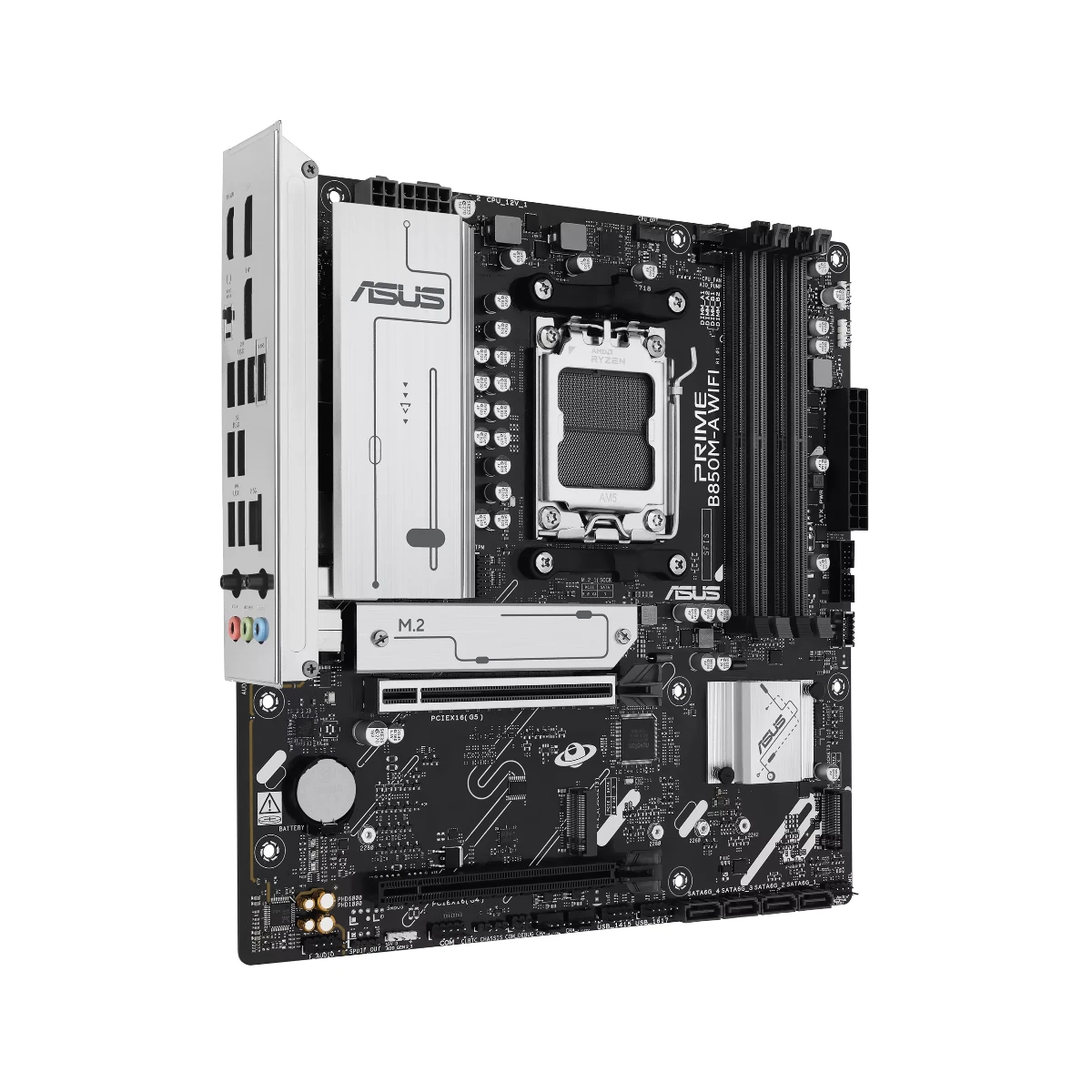 ASUS PRIME B850M-A WIFI AM5 DDR5 PCIe 5.0 Micro-ATX Motherboard | 90MB1LN0-M0EAY0 view 3