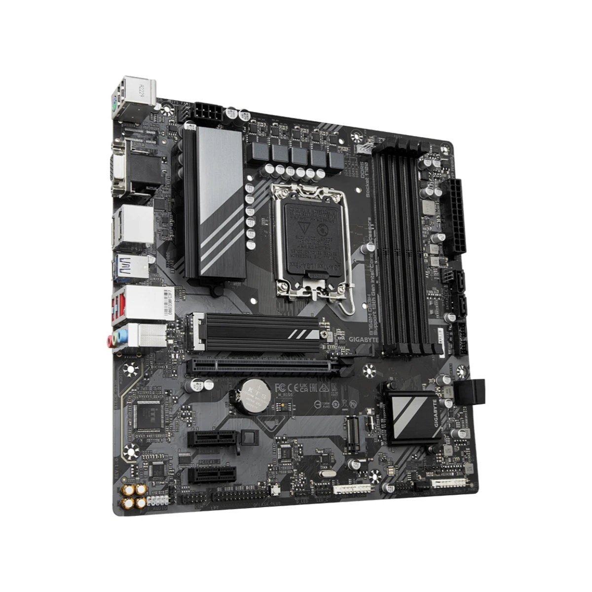 Gigabyte B760M-DS3H DDR5 LGA1700 Micro-ATX Motherboard | B760M-DS3H view 3