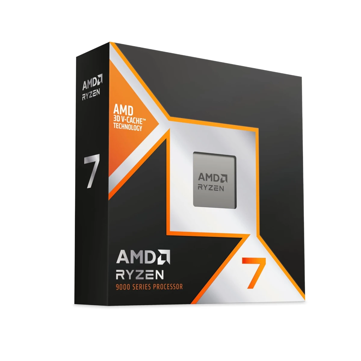 AMD Ryzen 7 9850X3D 8‑Core / 16‑Thread AM5 Desktop Processor – Gaming & High-Performance CPU | Box (100‑100001973WOF) view 3