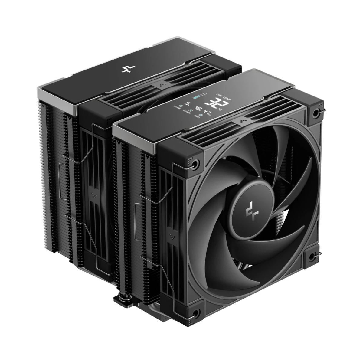 DeepCool AK620 Digital G2 NYX CPU Air Cooler (Dual Tower, Dual Fan, Digital Display, Black) | R-AK620G2-BKNNMN-GJD-1 view 2