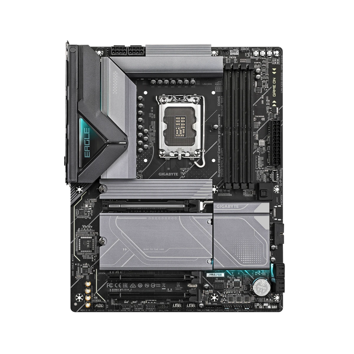 Gigabyte Z890 EAGLE WIFI7 LGA 1851 ATX Gaming Motherboard – Black | Z890-EAGLE-WIFI7 view 2