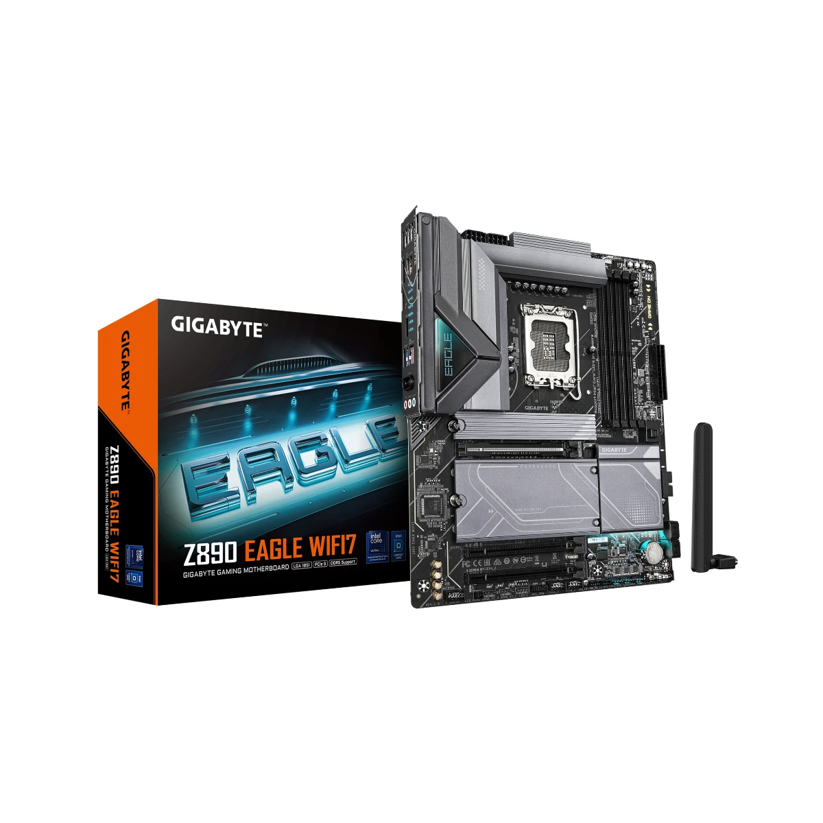 Gigabyte Z890 EAGLE WIFI7 LGA 1851 ATX Gaming Motherboard – Black | Z890-EAGLE-WIFI7