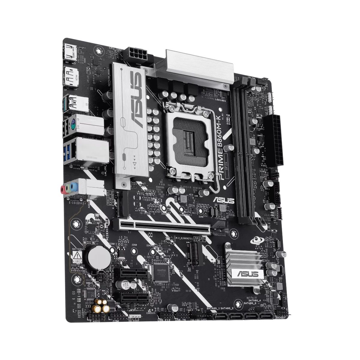 ASUS PRIME B860M-K LGA 1851 Micro-ATX Motherboard | 90MB1JT0-M0EAY0 view 2