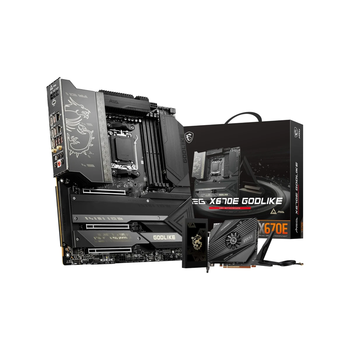 MSI MEG X670E GODLIKE WiFi AM5 E-ATX Motherboard - 911-7D68-001