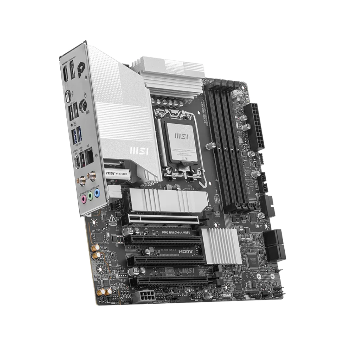 MSI PRO B860M-A WIFI LGA 1851 Micro-ATX Motherboard | 911-7E42-002 view 3