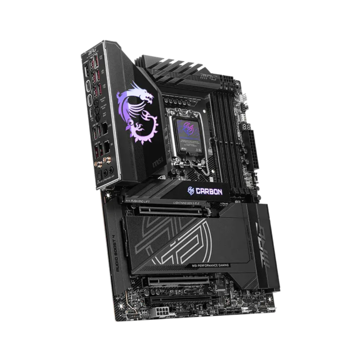 MSI MPG Z890 CARBON WIFI LGA 1851 ATX Gaming Motherboard – Black | 911-7E17-001 view 3