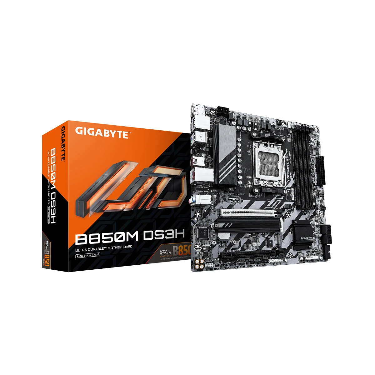 Gigabyte B850M DS3H AM5 DDR5 Micro-ATX Motherboard | B850M-DS3H