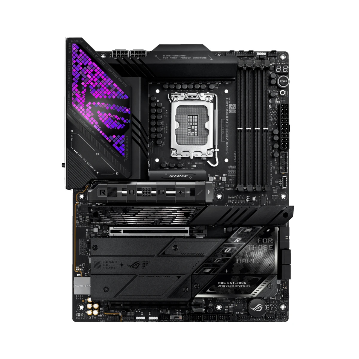 ASUS ROG STRIX Z890-E GAMING WIFI LGA 1851 ATX Gaming Motherboard – Black | 90MB1IM0-M0EAY0 view 2