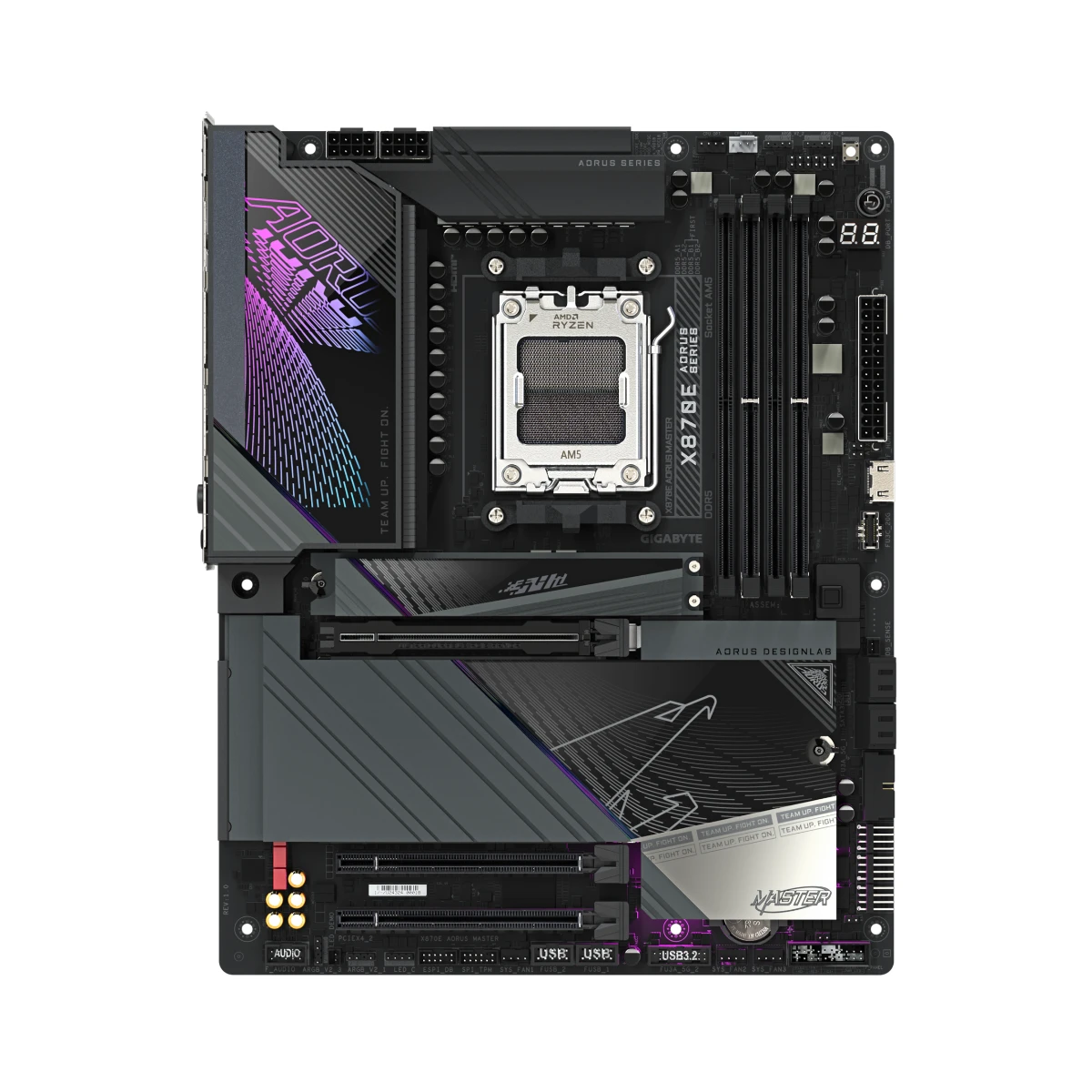 Gigabyte X870E AORUS MASTER AM5 ATX Gaming Motherboard | X870E-AORUS-MASTER view 2