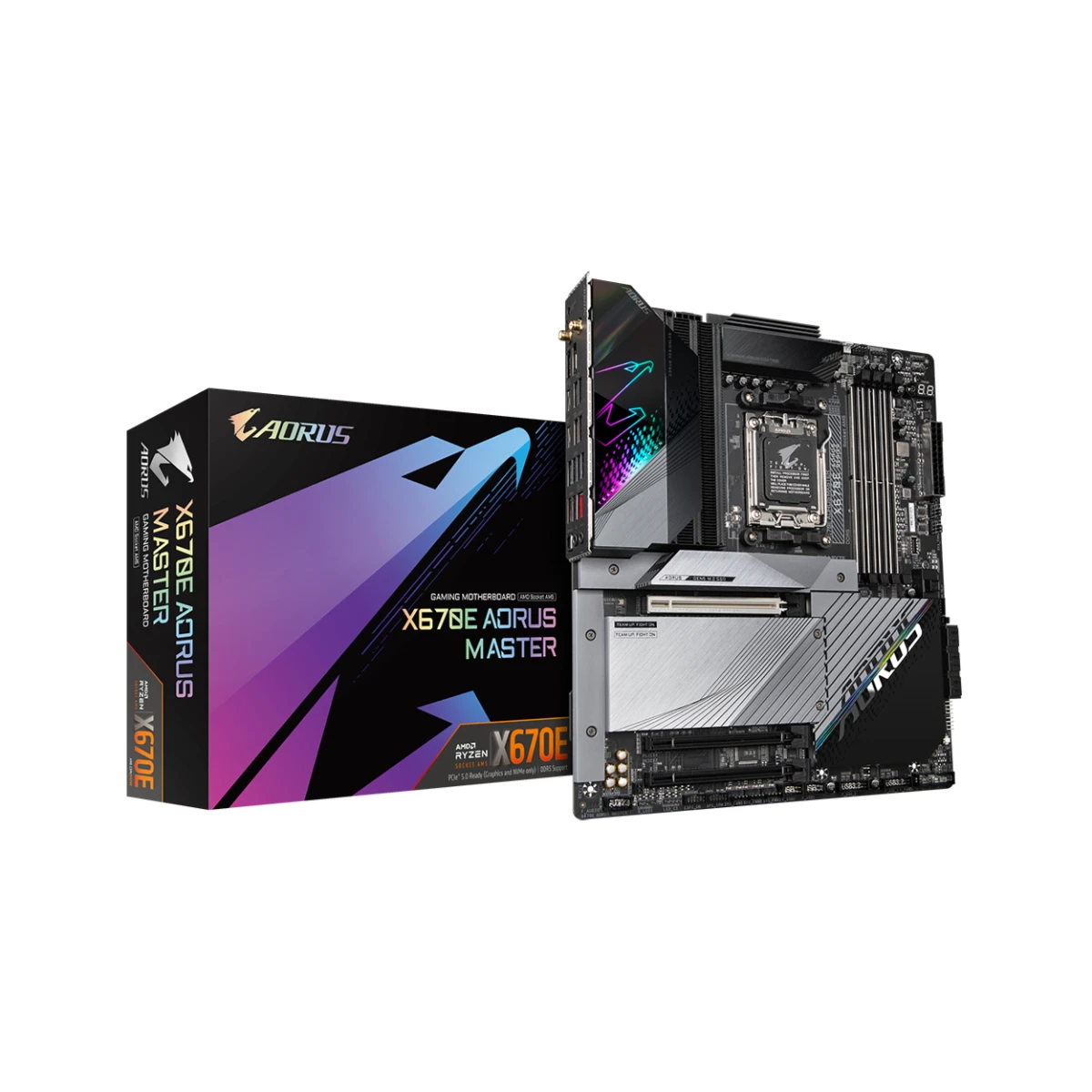 Gigabyte X670E AORUS Master AM5 E-ATX Motherboard DDR5 - X670E-AORUS-MASTER